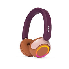 CUFFIE ON EAR WIRELESS PER BAMBINI VIOLA/MAGENTA