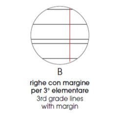QUADERNO MAXI CARTONATO COLOR A4 80GR - B