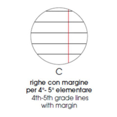QUADERNO MAXI CARTONATO COLOR A4 80GR - C