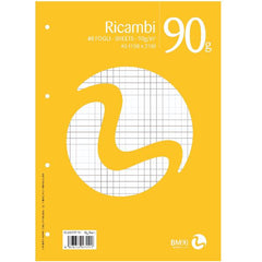 RICAMBI NON RINFORZATI A5 90GR - 5MM
