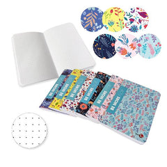 MINI QUADERNO FLOR A6 80GR PUNTINATO