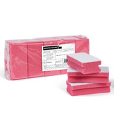 Confezione 10 SPUGNE "PRO Color" FIBRA ANTIGRAFFIO - rosso