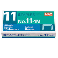 Punti metallici "MAX" (No. 11) Conf.10x1000 punti
