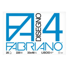 ALBUM DISEGNO FABRIANO F4 LISCIO 33x48cm