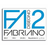 ALBUM DISEGNO FABRIANO F2 LISCIO RIQ. COLLATO 24x33cm