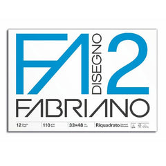 ALBUM DISEGNO FABRIANO F2 LISCIO RIQ. COLLATO 33x48cm
