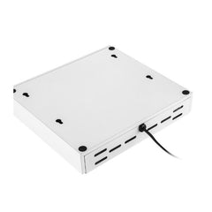100091540 Desk Tray 300x275x50mm with USB-A, USB-C, EU Adapter, White