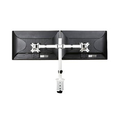 100091657 Focus Braccio doppio monitor Bianco