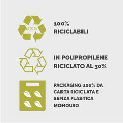 Scatola progetto Holos D8 giallo in plastica riciclata