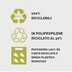Scatola progetto Holos D10 verde in plastica riciclata