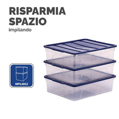 Scatola in plastica coperchio 12L