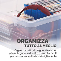 Scatola in plastica coperchio 15L