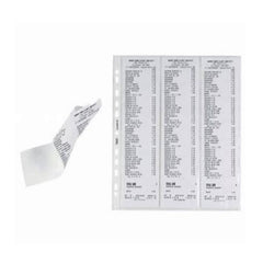 Buste a foratura porta scontrini (7x30) x6 conf.10