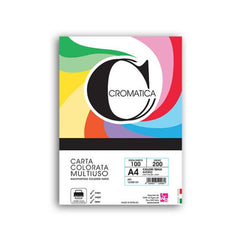 CARTA COLORI TENUI A4 200gr 100ff