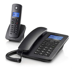 CORDLESS + FISSO - C4201 COMBO NERO
