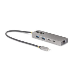 Hub USB-C a 3 porte con Ethernet da 2,5 Gbps e porta Power Delivery Pass-through da 100W