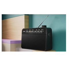 RADIO AM/FM ANALOGICA A BATTERIE/CA (NERO)