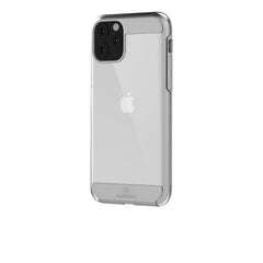 AIR ROBUST - Cover Ultra protettiva in TPU trasparente e finiture colore trasparente opache bordi rialzati compatibile con Apple iPhone 11