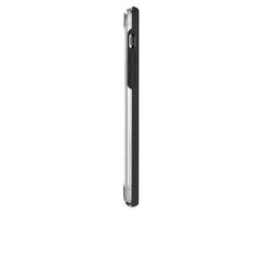 AIR ROBUST - Cover Ultra protettiva in TPU trasparente e finiture colore nero opache bordi rialzati compatibile con Apple iPhone 11