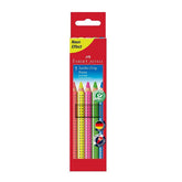ASTUCCIO CARTONE 5MATITE COLORATE FLUO