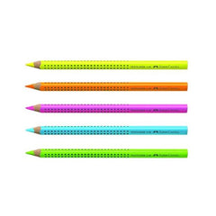 ASTUCCIO CARTONE 5MATITE COLORATE FLUO
