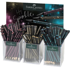 MATITE DI GRAFITE SPARKLE MIDNIGHT SET 3 BARATTOLI ROSE, OCEAN, GOLD