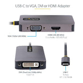 Adattatore USB C a HDMI DVI o VGA