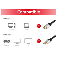 EQUIP - CAVO HDMI 2.0 4K/60Hz, Alluminio, 10m