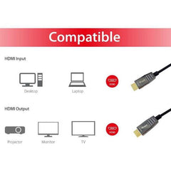 EQUIP - CAVO OTTICO ATTIVO HDMI 2.1 M/M, 8K/60Hz, 50m