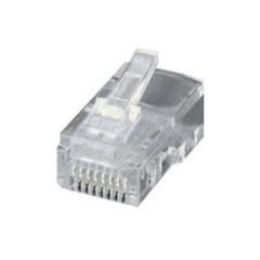EQUIP - CONNETTORE MODULARE RJ45 CAT.6 8P8C PER CAVO PIATTO, Confez. 100pz