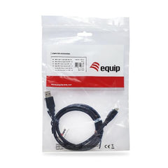 EQUIP - CAVO USB 3.2 Gen 1 da C ad A, M/M, 5Gbps, Nero, 0,5m