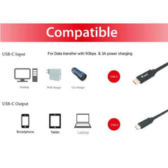 EQUIP - CAVO USB 3.2 Gen 1 da C a C, M/M, PD 60W, 5Gbps, 2.0m