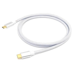 EQUIP - CAVO USB 3.2 GEN.2 Type-C M/M - 5A, PD 100W, 4K/60Hz 10GHz -- Bianco, 2.0m