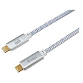 EQUIP - CAVO USB 3.2 Gen 2 da C a C, M/M, PD 100W, 4K/60Hz, 10Gbps, bianco, 3.0m