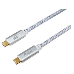 EQUIP - CAVO USB 3.2 Gen 2 da C a C, M/M, PD 100W, 4K/60Hz, 10Gbps, bianco, 3.0m