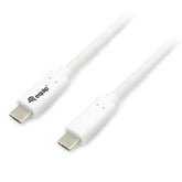 EQUIP - CAVO USB 3.2 Gen 1 da C a C, M/M, PD 60W, 5Gbps, Bianco, 2.0m