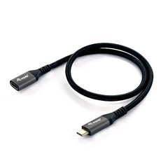 EQUIP - CAVO PROLUNGA USB 3.2 GEN.2 Type-C M/F - 4K/60Hz, 10Gbps -- Nero, 1.0m