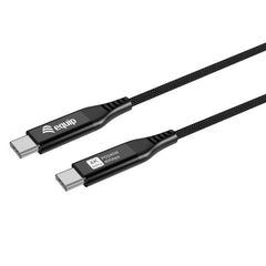 EQUIP - CAVO USB4 ultrasottile, da USB-C M a USB-C M, 40 Gbps, PD 3.1 240 W, 8K/60 Hz, compatibile con Thunderbolt 3/4, 1.2m