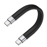 EQUIP - CAVO PIATTO USB 4 GEN 3 da C a C PD240W, 8K/60Hz, 40Gbps, nero -- 13cm
