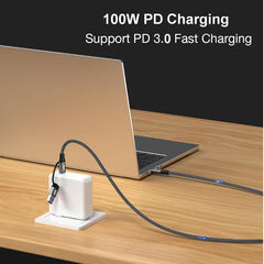 EQUIP - CAVO 2 in 1 USB 3.2 Gen 2x2 da C a C/A, PD100W, 4K/60Hz, 20Gbps, 2.0m