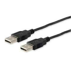 EQUIP - CAVO USB 2.0 AM/AM, Nero, 3.0m