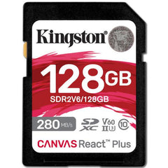 Canvas React Plus V60 SD Memory Card - 128GB - SDR2V6/128GB