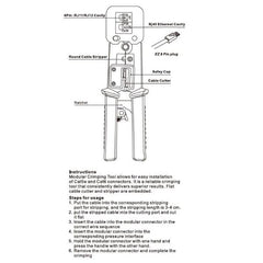 EQUIP - CRIMPATRICE MULTI MODULARE RJ45, RJ11
