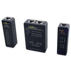 EQUIP - TESTER CAVI DI RETE, RJ45, BNC, PoEETWORK CABLE TESTER RJ45 BNC POE
