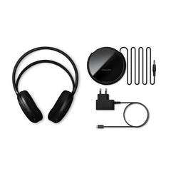 CUFFIE OVER-EAR PER TV - WIRELESS CON BASE