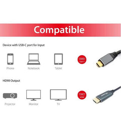 EQUIP - CAVO da USB-C a HDMI 4K/60Hz 32AWG M/M, 1.0m