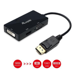 EQUIP - ADATTATORE da DisplayPort a VGA/HDMI/DVI