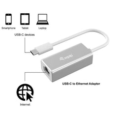 EQUIP - ADATTATORE da USB-C a RETE GIGABIT RJ45