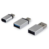 EQUIP - ADATTATORI USB-C OTG, 3-Pack (CM/AM + CM/MicroF + AM/CF)