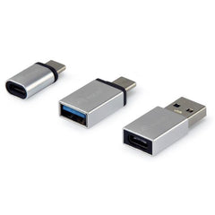 EQUIP - ADATTATORI USB-C OTG, 3-Pack (CM/AM + CM/MicroF + AM/CF)
